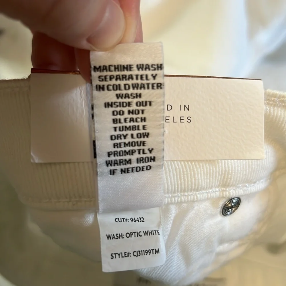 Distressed Celebrity Pink jeans shorts 13 white - Picture 6 of 6
